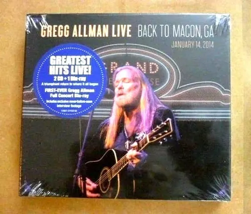 Gregg Allman Live: Back To Macon,Ga [2CD/Blu-Ray] [Digipak] Gregg Allman Neu
