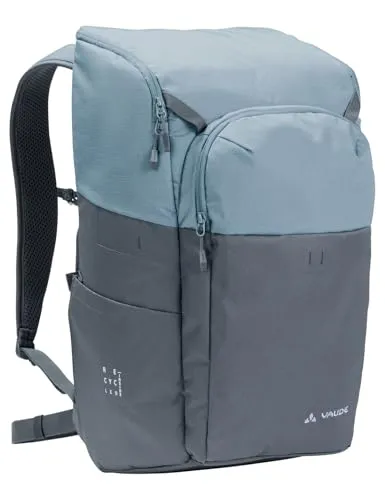 VAUDE Albali II - Großer Tagesrucksack heron - 31 bis 40 Liter Volumen, umweltfreundlich aus recyceltem Material, mit gepolstertem Laptopfach und hohem Tragekomfort für Alltag und Freizeit.