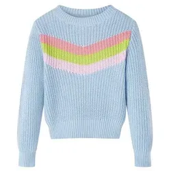 Kinderpullover Gestrickt Blau 104