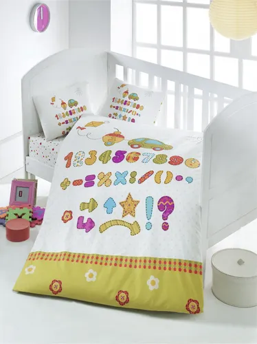 Ranforce Baby Bettw�scheset Bett�berw�rfe & Tagesdecker 100% BAUMWOLLE RANFORCE