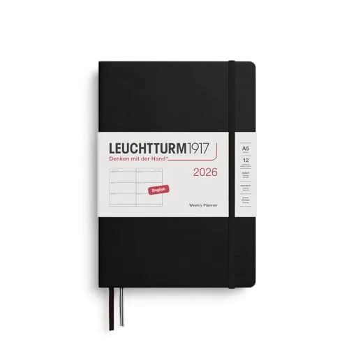 Kalender, Organizer & Zeitplaner Schwarz von LEUCHTTURM1917