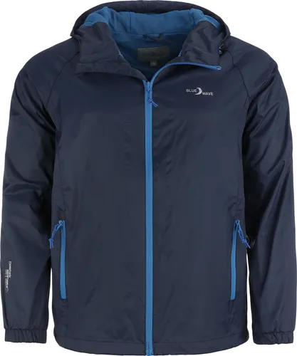 Blue Wave Herren Funktionsjacke Fabian - Wetterfeste Outdoor-Jacke in Marine, Größe 6XL - Funktionsjacke für Outdoor-Aktivitäten, winddicht und atmungsaktiv mit 5000 mm Wassersäule. Verstellbare Kapuze und reflektierende Elemente für optimale Sicherheit.