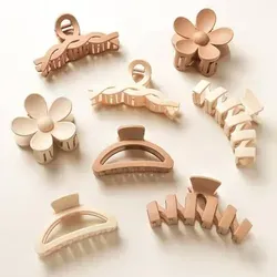 8er Set Blumen Haarklammern - Elegante Haarspangen für Damen & Mädchen - Vielseitige Haarspangen für jeden Anlass: Rutschfest, robust und haarschonend. 4 elegante Designs, ideal für dicke oder dünne Haare. Perfekt als Geschenk für Frauen und Mädchen jeden Alters.
