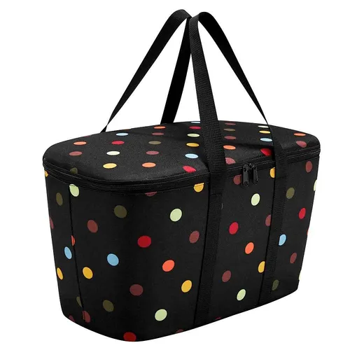 reisenthel® Kühltasche coolerbag - Kunstfaser schwarz/bunt bedruckt - Kühlboxen & Kühltaschen mit stylischem Design, ideal für Ausflüge und Picknicks, hält Ihre Getränke und Snacks frisch.
