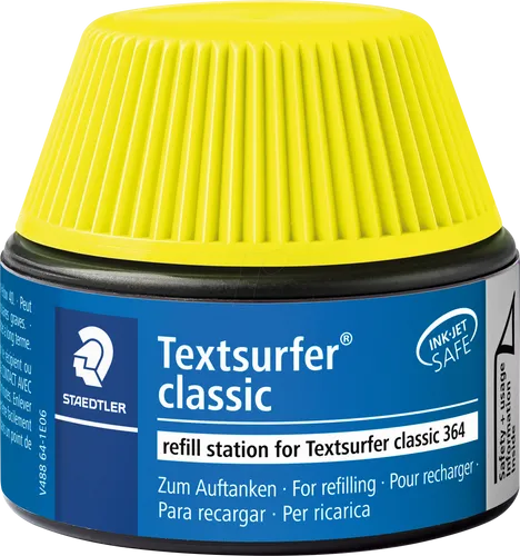 STAEDTLER 488641 - Nachfüllstation, Textsurfer 364, gelb