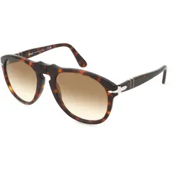 Persol 0PO0649 Herren-Sonnenbrille - Sportbrille mit Vollrand-Pilotdesign und elegantem Havanna-Acetat-Gestell, ideal für stilbewusste Männer.