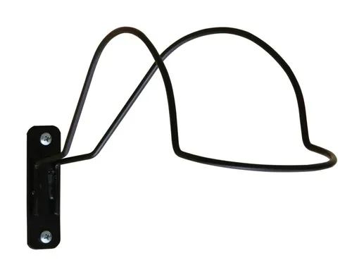 Helmablage Helmhalter schwarz Metall für Reithelm Fahrradhelm