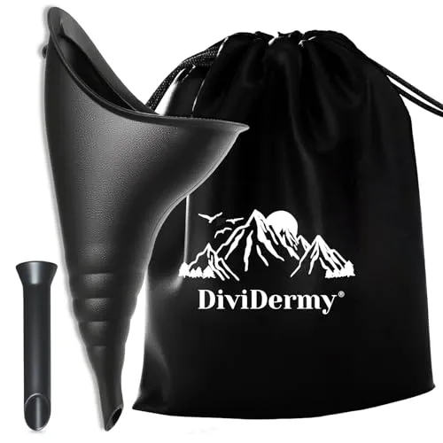 Mobile Toiletten & Duschen Schwarz von DiviDermy