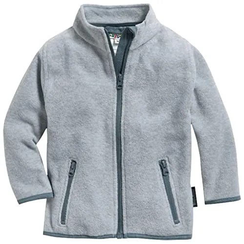 Playshoes Fleece-Jacke Unisex Kinder Outdoor-Oberteil, grau/melange, 104