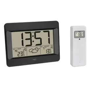 TFA Wetterstation 35.1163.01 Zeno Funk, digital - Wetterstation mit 1-Tag-Wettervorhersage und digitaler Anzeige, inklusive Außensensor für präzise Innentemperatur- und Außentemperaturmessung. Ideal für Zuhause.