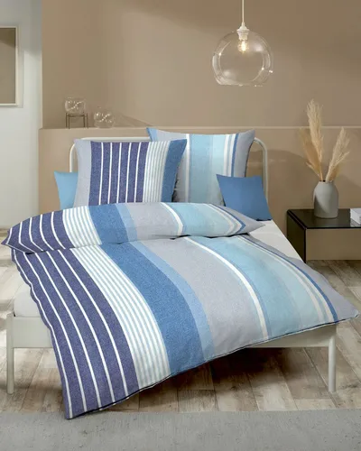 Kaeppel Bettwäsche Dutch, Perkal, 2-teilig in blau von Kaeppel