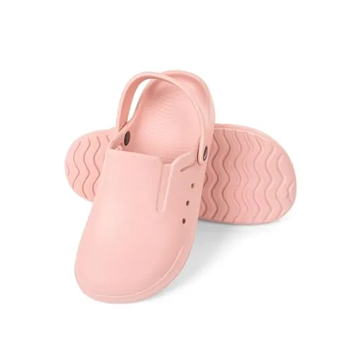 HEYO Clogs Damen Herren leichte Gartenschuhe Sandalen Unisex Pantoletten Hausschuhe Gartenclogs (Rosa, EU Schuhgrößensystem, Erwachsene, Numerisch (von/bis), M, 36, 37)