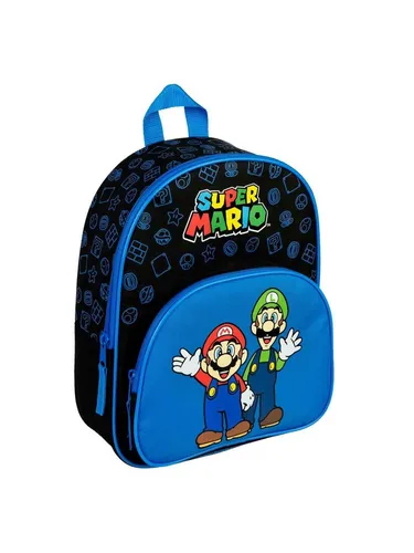 Undercover Backpack with Front Pocket Super Mario Blue