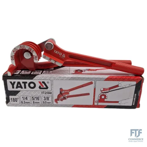 PIPE BENDER 610MM - Robuster Hand-Rohrbieger - Glätter & Bieger, ideal für präzises Biegen von Rohren aus Kupfer, Aluminium und Messing bis 180°. Kompakt und langlebig, perfekt für Hydraulik und Klimaanlagen.