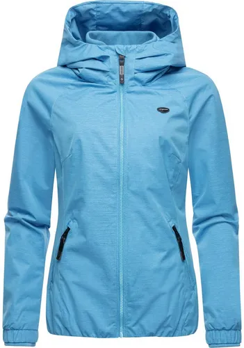 Ragwear Outdoorjacke Dizzie Tech Wasserdichte Damen Übergangsjacke mit großer Kapuze