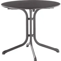 Sieger Klapptisch Rund Grau/Eisengrau Ø 85 cm