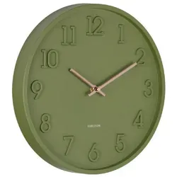 Karlsson Wanduhr Calma Smaragdgrün in grün von Karlsson