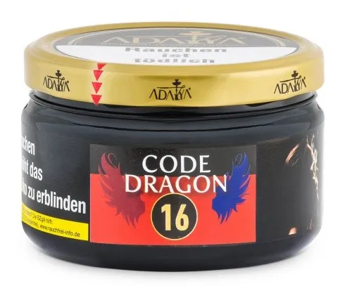 Adalya Tabak Code Dragon 200g ⭐ Shisha Tabak ⭐ Wasserpfeifen Tabak