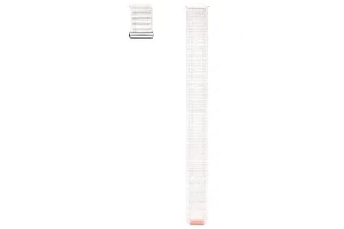 Samsung Fabric Band (Slim, S M) ET-SVL30 - Armband für Galaxy Watch7, hoher Tragekomfort und flexibler Klettverschluss in Pink White