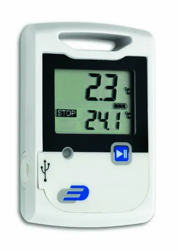 Dostmann LOG10 Temperaturdatenlogger - Sonstige Messgeräte mit Temperaturüberwachung von -30 °C bis 60 °C, optischem und akustischem Alarm sowie USB-Datenübertragung für einfache Analyse.