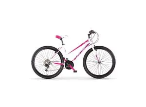 MBM Mountainbike District Lady 27,5 Zoll - Hochwertiges Mountainbike für Damen, ideal für abenteuerliche Touren im Gelände mit zuverlässiger Kettenschaltung und robusten V-Brakes für sicheres Bremsen.