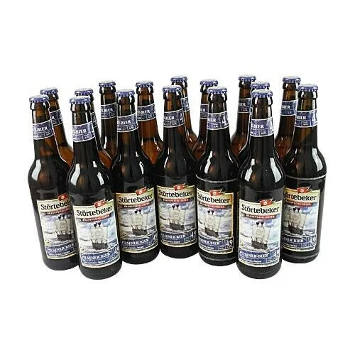  Störtebeker Pilsener - norddeutsch herb (16 Flaschen à 0,5 l / 4,9 %  3,89€/1l
