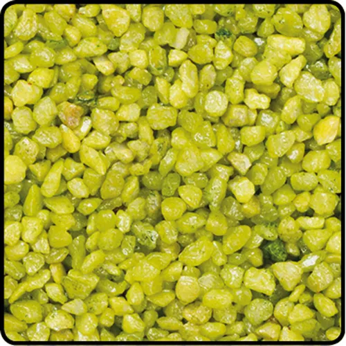 Deko Granulat apfelgrün kleinkörniger Kies grob 2 bis 4mm 1000g