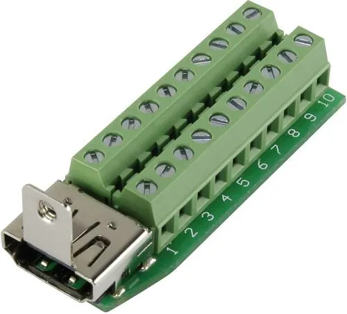 TRU Components 1229327 HDMI-Steckverbinder Buchse, Einbau horizontal Polzahl: 20 Silber 1St.