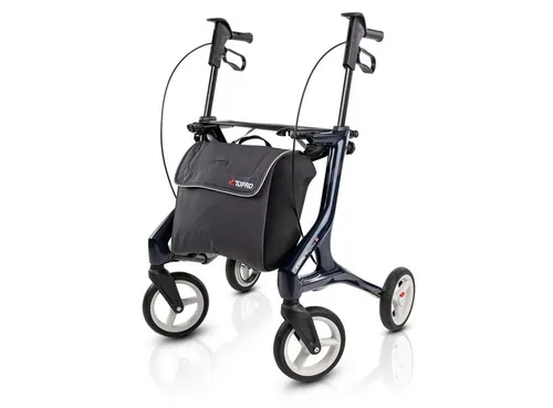 Topro Pegasus M Carbon Rollator stahlblau