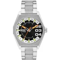 Diesel Herrenuhr Scraper DZ2172 - Armbanduhren für Herren, 43-mm-Edelstahlgehäuse, wasserdicht bis 50 m – perfekt für Schwimmen und Freizeit!