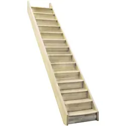 Minka Wangentreppe Home 300cm max. Geschosshöhe Fichte ohne Geländer