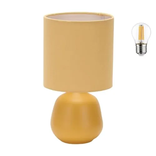 Luxus Tischlampe Amsterdam in gelb von Luxus