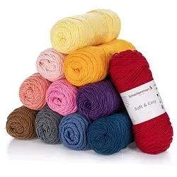 Schachenmayr Wolle Soft & Easy - Anti-Pilling Garn - Stricken mit Schachenmayr Soft & Easy: Das innovative Anti-Pilling-Garn sorgt für knötchenfreie, wunderschöne DIYs. Ideal für vielseitige Projekte, kommt in praktischen Pull-Skein-Knäueln für einfaches Handling.
