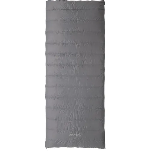 Nordisk Freja +10° Schlafsack - Komfort für max. 190cm, grau - Schlafsäcke: Angenehmer Sommer-Daunenschlafsack im Deckenstil für höchsten Kuschelfaktor und besten Schlafkomfort.