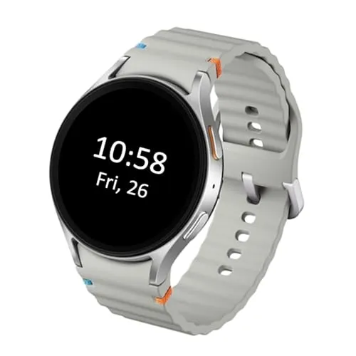 SAMSUNG Galaxy Watch7 Bluetooth Smartwatch 44mm Silber - stilvolles Design, vielseitige Fitness-Tracking-Funktionen und benutzerfreundliche Bedienung