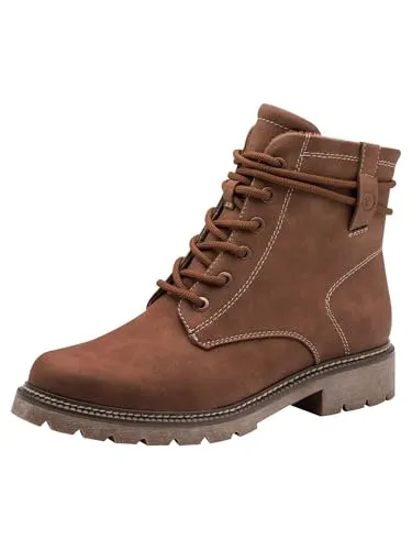 Schnürstiefelette TAMARIS Damen Gr. 41 - Modische vegane Schuhe - Wanderschuhe aus hochwertigem Nubuklederimitat, modisch mit kontrastfarbenen Details und wärmendem Innenmaterial. Ideal für stilbewusste Frauen, die Wert auf Nachhaltigkeit legen.