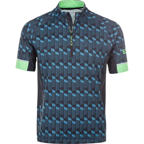 Endurance BikeShirt Jens mit 3/4 Reissverschluss blau Herren, Größe: XXL