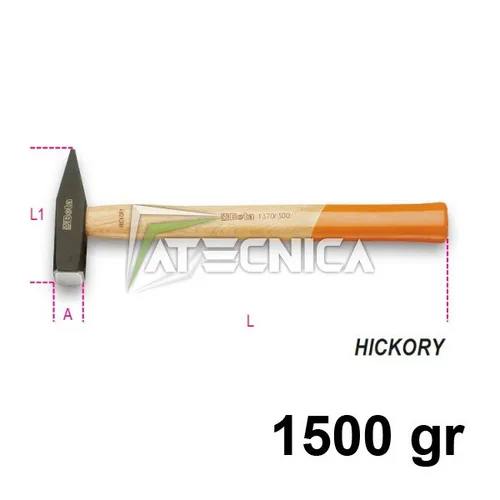 Hammer Martelli beta 1370 1500 Gr Typ Deutsch für Mechanische Griff IN Holz