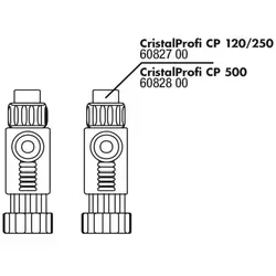 JBL GmbH & Co. KG Absperrventil Ersatzteil 2x CP 500 Absperrhahn