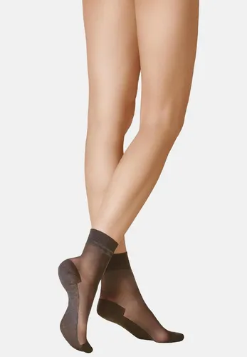 KUNERT Basicsocken Cotton Sole 20 (1-Paar) Transparente Söckchen mit Baumwoll-Sohle
