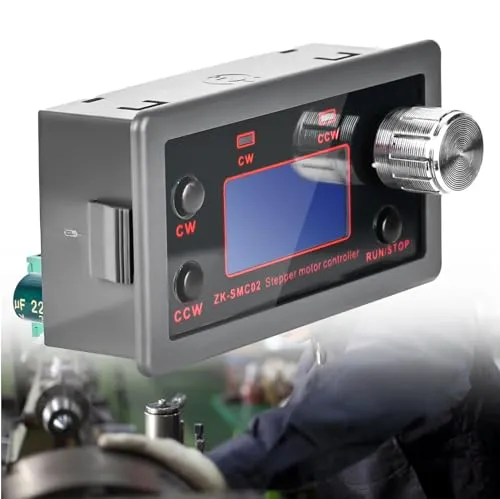 Nizirioo Schrittmotor Treiber - Motortreiber mit HD-LCD-Anzeige und 9 Arbeitszuständen für präzise Steuerung von NEMA 17/23 Motoren, ideal für industrielle Anwendungen.
