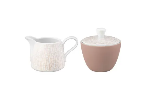 Seltmann Weiden Life Fashion Milch- und Zucker-Set - Posh Rose - Elegantes Milch- und Zucker-Set aus hochwertigem Porzellan, spülmaschinenfest und ideal für festliche Anlässe oder gemütliche Frühstücke.