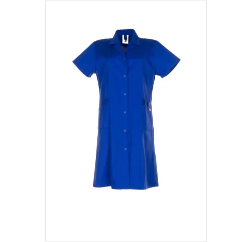 Planam Damen Berufsmantel Baumwolle 1/4-Arm kornblau Gr. 48 - Jacke für Damen aus 100% Baumwolle, atmungsaktiv und ideal für den Berufsalltag. Bequemer 1/4-Arm und stilvolle kornblau Farbe.