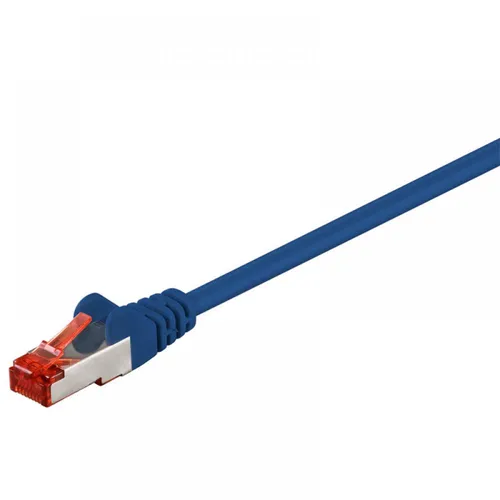 CAT 6 Netzwerkkabel, S/FTP, LS0H, blau - Länge: 7,50 m