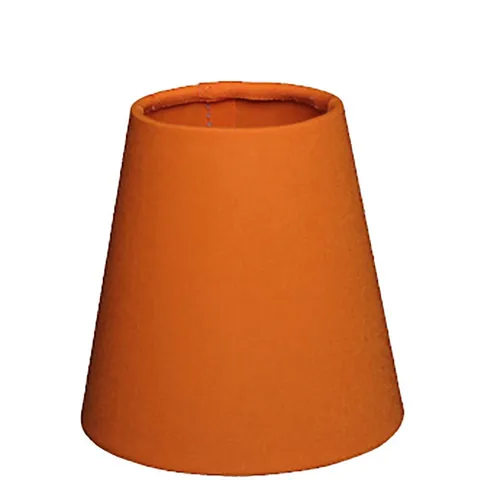 Dirk Davids Leuchten GmbH Lampenschirm Lampenschirm Aufstecker Orange Kronleuchter Klemmschirm