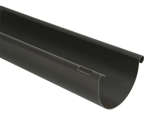 Produktbild Marley Dachrinne Kunststoff halbrund Schokoladenbraun RAL 8017 RG 75 mm L = 3000