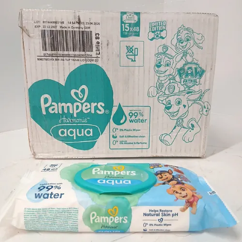 Pampers Feuchte Tücher Harmonie Aqua 15x Paw Patrol von Pampers