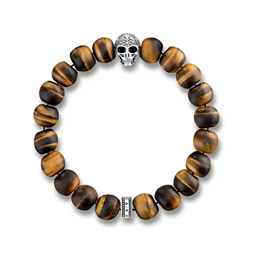 Thomas Sabo Herren Armbänder Silber - A1701-826-2-L16 - Elegantes Armband aus 925er Sterlingsilber, ideal als individuelles Geschenk für besondere Anlässe. Kombinierbar mit anderen Schmuckstücken für einen einzigartigen Look.