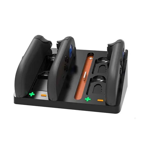 Für Nintendo Switch 2 Joy-Con 4-in-1 Ladestation Dock mit 4 Spielkarten Slots