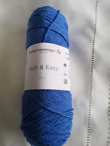 Soft & Easy - 100g-Knäuel - Farbe 52 ozeanblau - von Schachenmayr